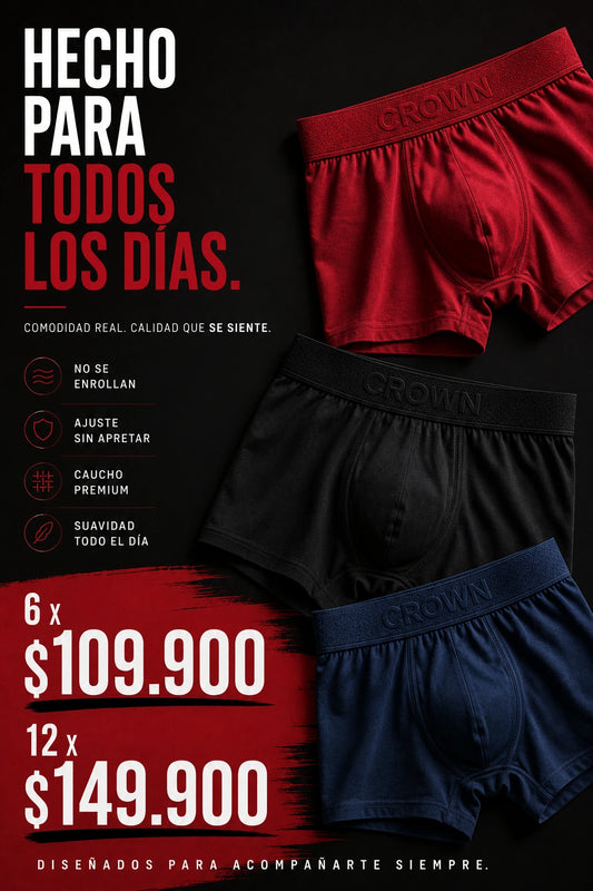 PACK BOXERS CROWN